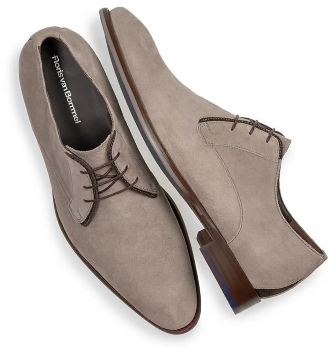 Floris van Bommel Nette Veterschoen SFM.30285.22.01 - Lichtbruin