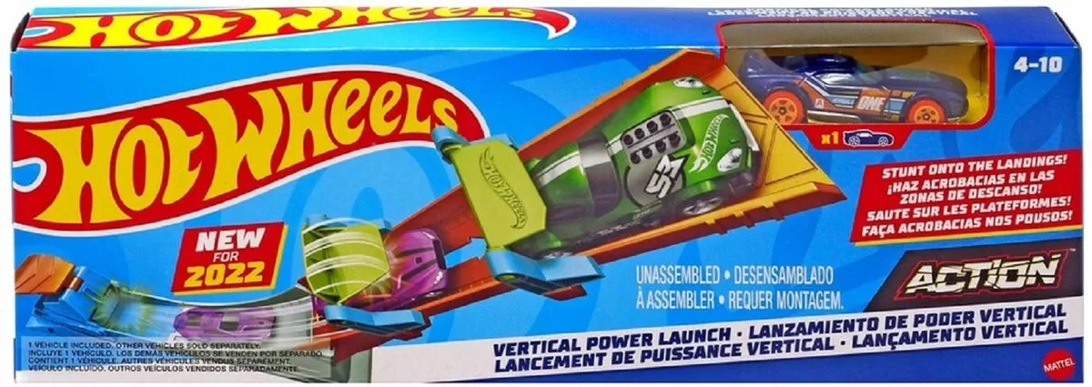 Hot Wheels Action Vertical Power Launch 22323 - Voertuigset