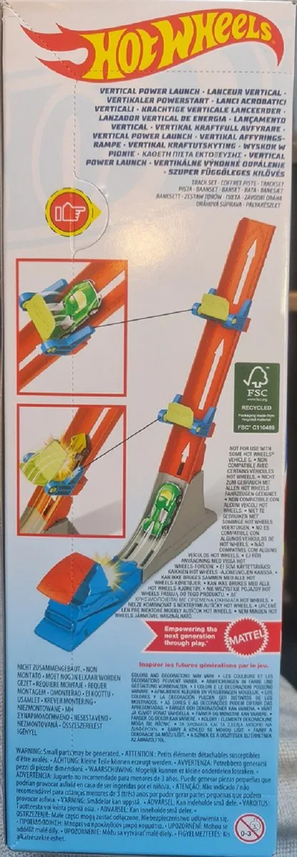 Hot Wheels Action Vertical Power Launch 22323 - Voertuigset