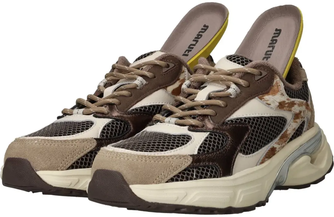 Maruti Roma Sneakers Dames - Taupe - afbeelding 6 van 6