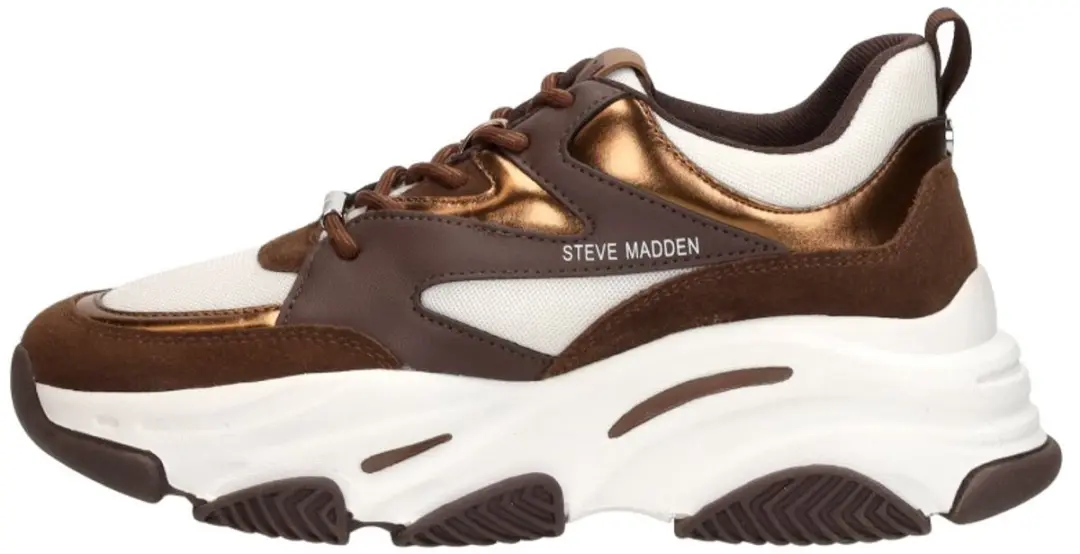 Steve Madden Progressive Sneakers Laag - Brons - afbeelding 2 van 6