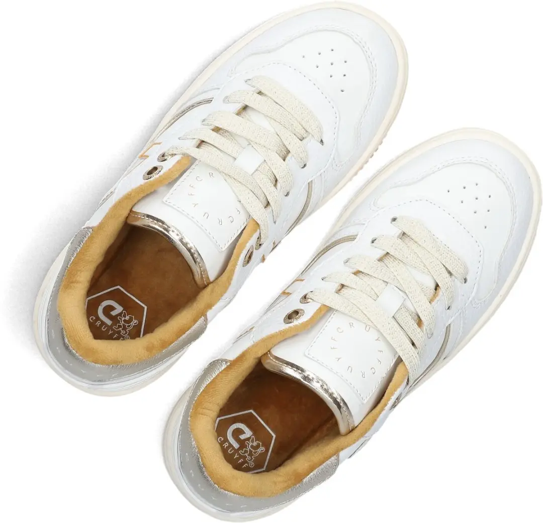 Cruyff Junior Campo Low Sneakers Meisjes 31 - Wit