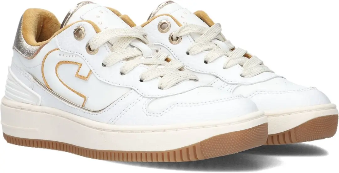 Cruyff Junior Campo Low Sneakers Meisjes 31 - Wit