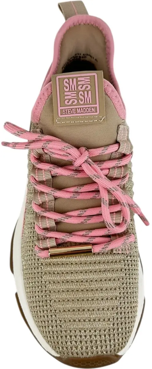 Steve Madden Mac-E SM11004642-04004 Damestrainers - 37 - Blush/Sand - afbeelding 6 van 6