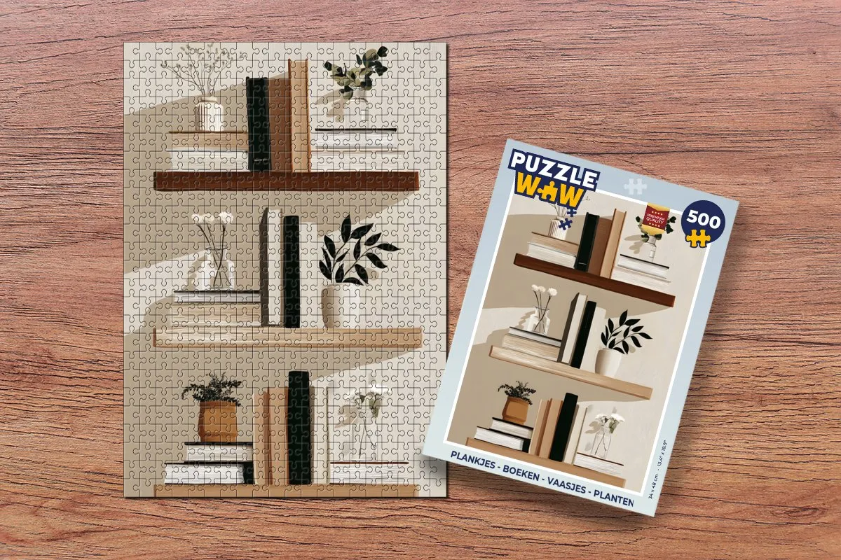 PuzzleWow Legpuzzel 500 Stuks - MPN 8721374602202 - Kleurmix