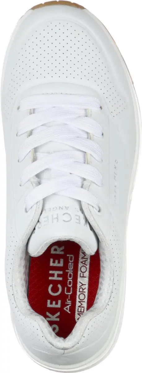 Skechers Uno-Stand On Air Jongens Sneakers - Wit - afbeelding 4 van 6