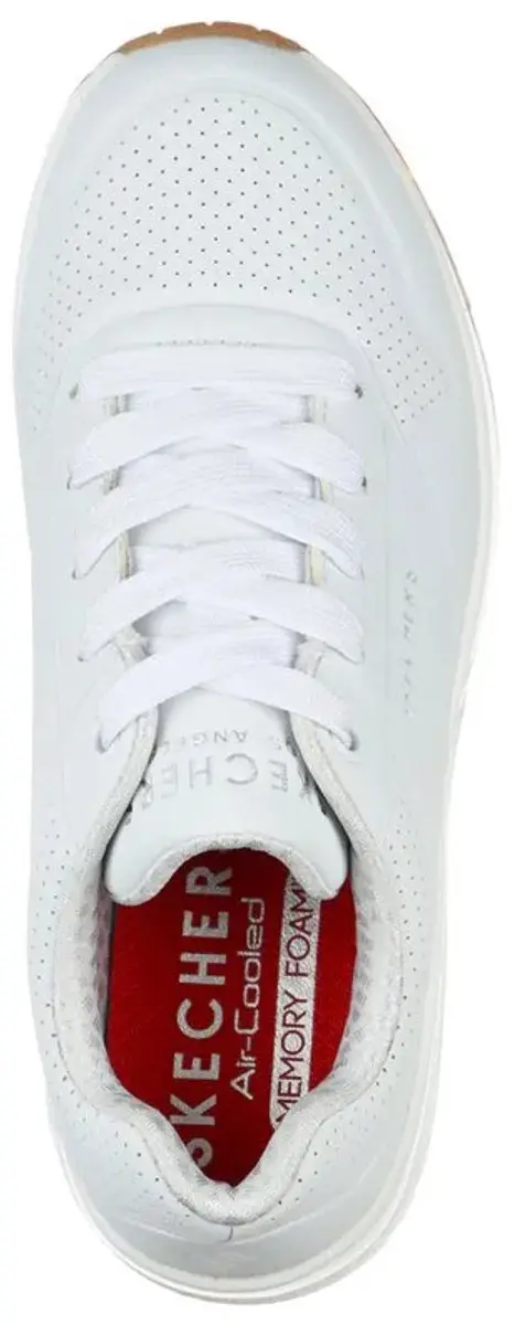 Skechers Uno-Stand On Air Jongens Sneakers - Wit - afbeelding 5 van 6