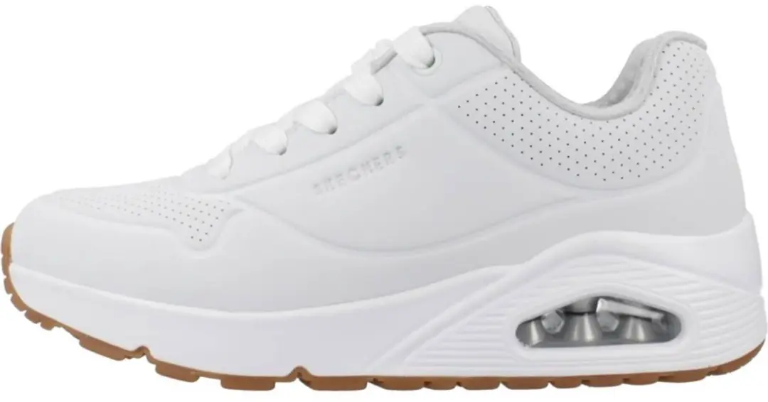 Skechers Uno-Stand On Air Jongens Sneakers - Wit - afbeelding 2 van 6