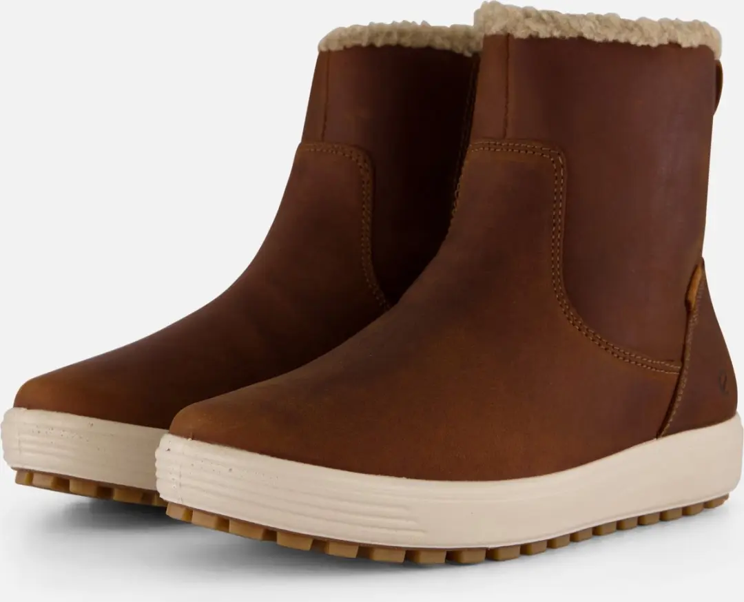 Ecco Soft 7 Tred W Enkellaarsjes cognac Nubuck