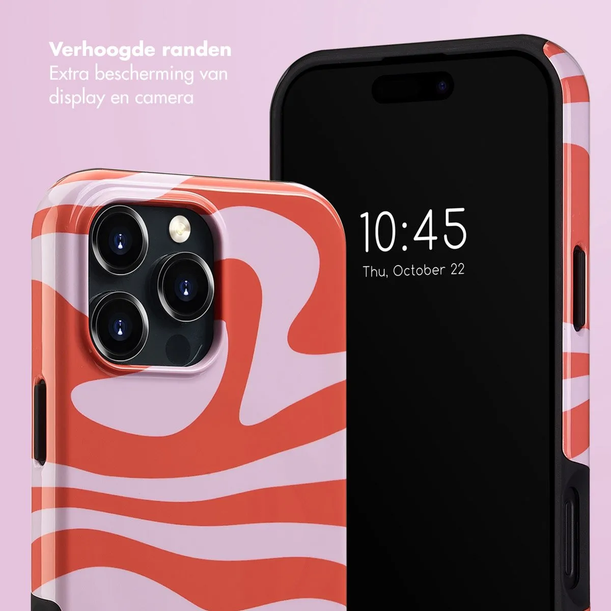Selencia Hoesje iPhone 16 Pro Max Dream Swirl Pink - MagSafe