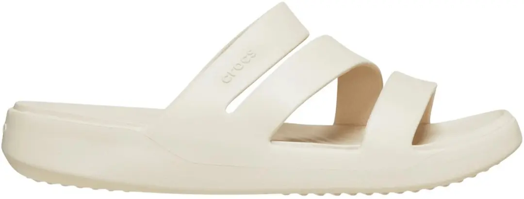 Crocs Getaway Strappy Slides 43 - Off White