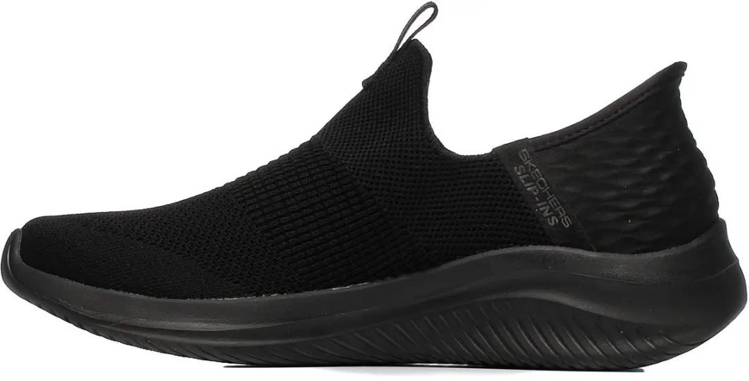 Skechers Ultra Flex 3.0 Cozy Streak Slip-Ins Dames Sneakers - 37 - Zwart