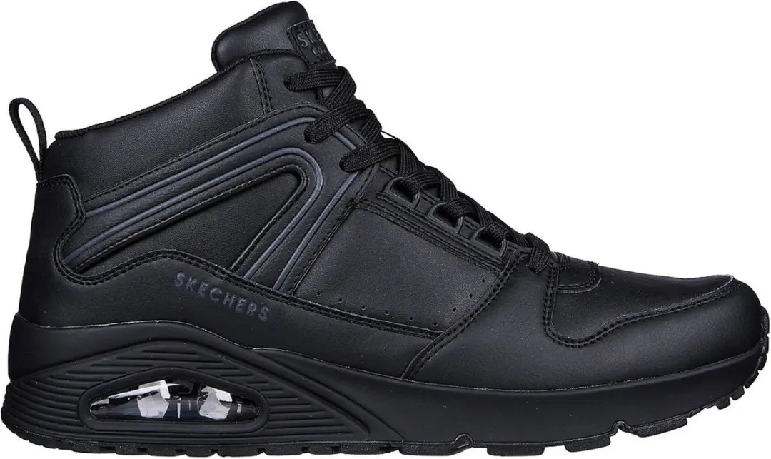 Skechers Uno Keep Close Heren Sneakers - Zwart - afbeelding 2 van 6
