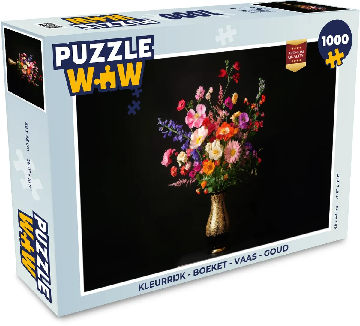 PuzzleWow Boeket Legpuzzel 1000 Stuks
