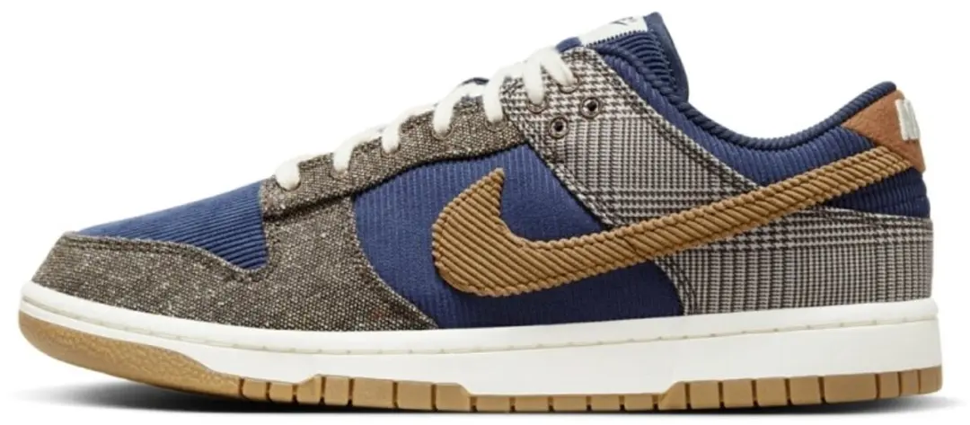 Nike Dunk Low Tweed Midnight Navy Corduroy