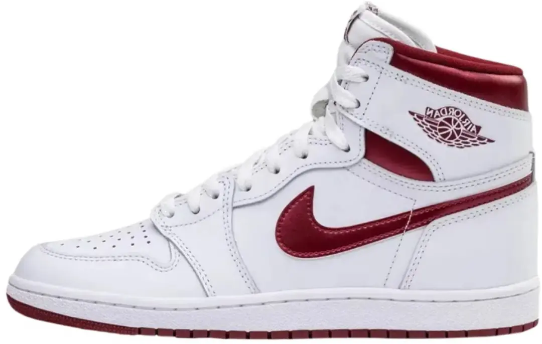 Jordan 1 Retro High 85 'Metallic Burgundy'.