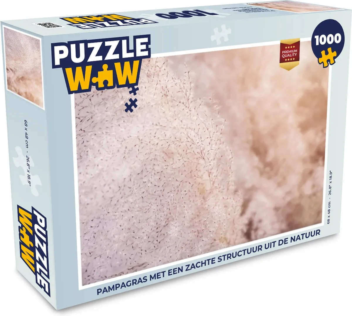 PuzzleWow Puzzel Pampasgras - 1000 Stuks - Multicolor
