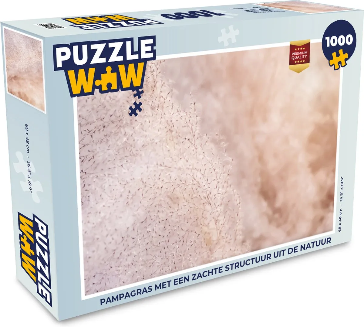 PuzzleWow Puzzel Pampasgras - 1000 Stuks - Multicolor