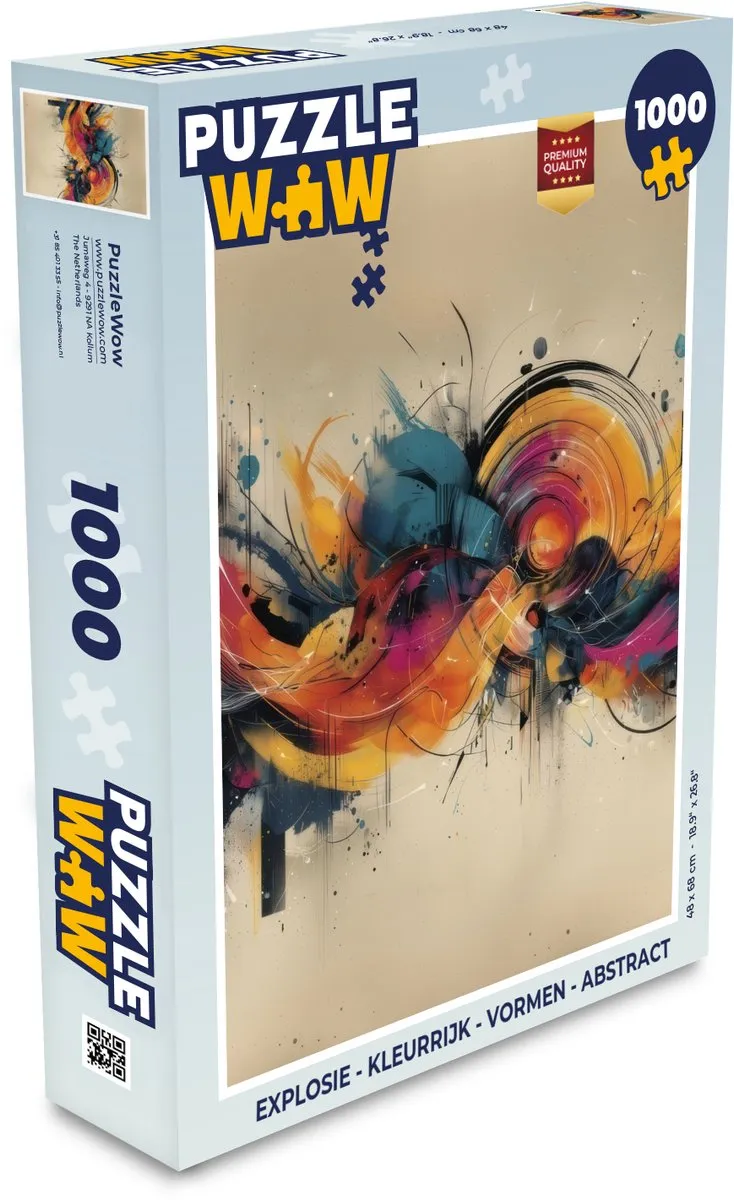 PuzzleWow Explosie Legpuzzel 1000 Stuks