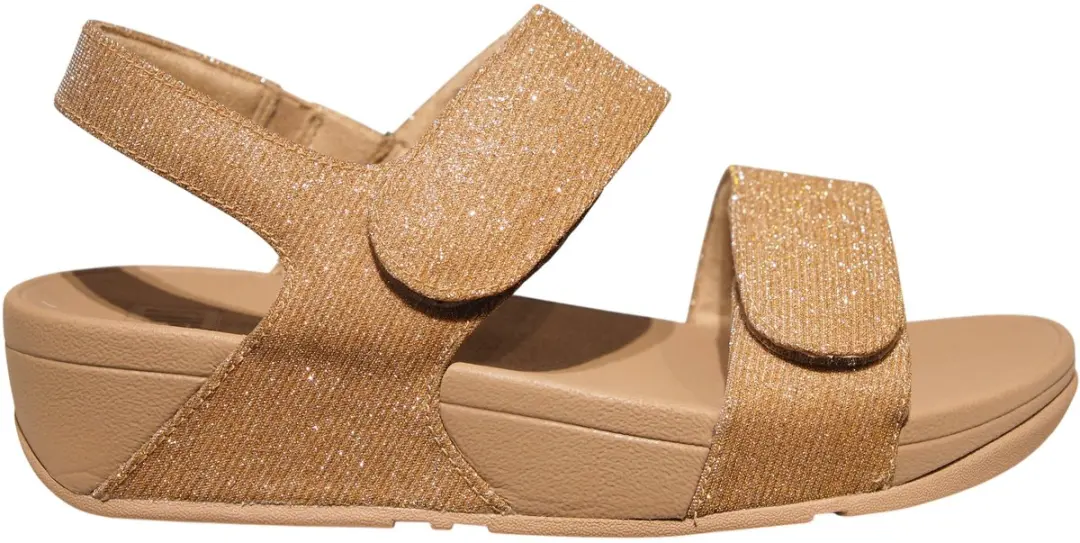 FitFlop Dames sandalen Lulu Adjustable Shimmerlux sandalen met achterband GA2