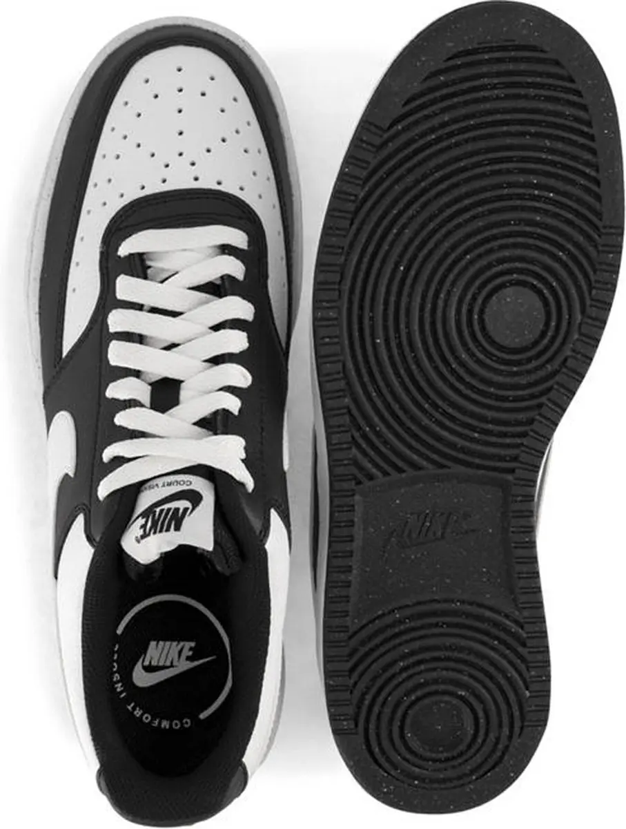 Nike Court Vision Low Sneakers - 42 - Zwart/Wit