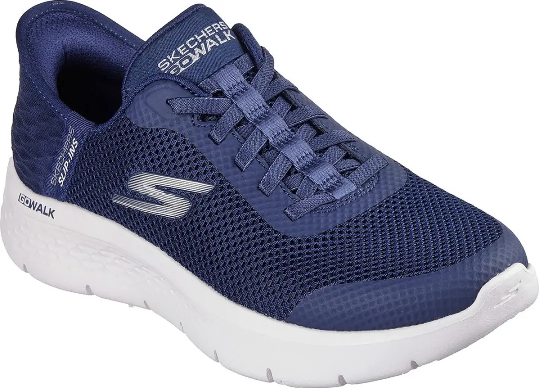 Skechers Slip-ins Go Walk Flex Sneakers - Dames - Blauw - afbeelding 3 van 6