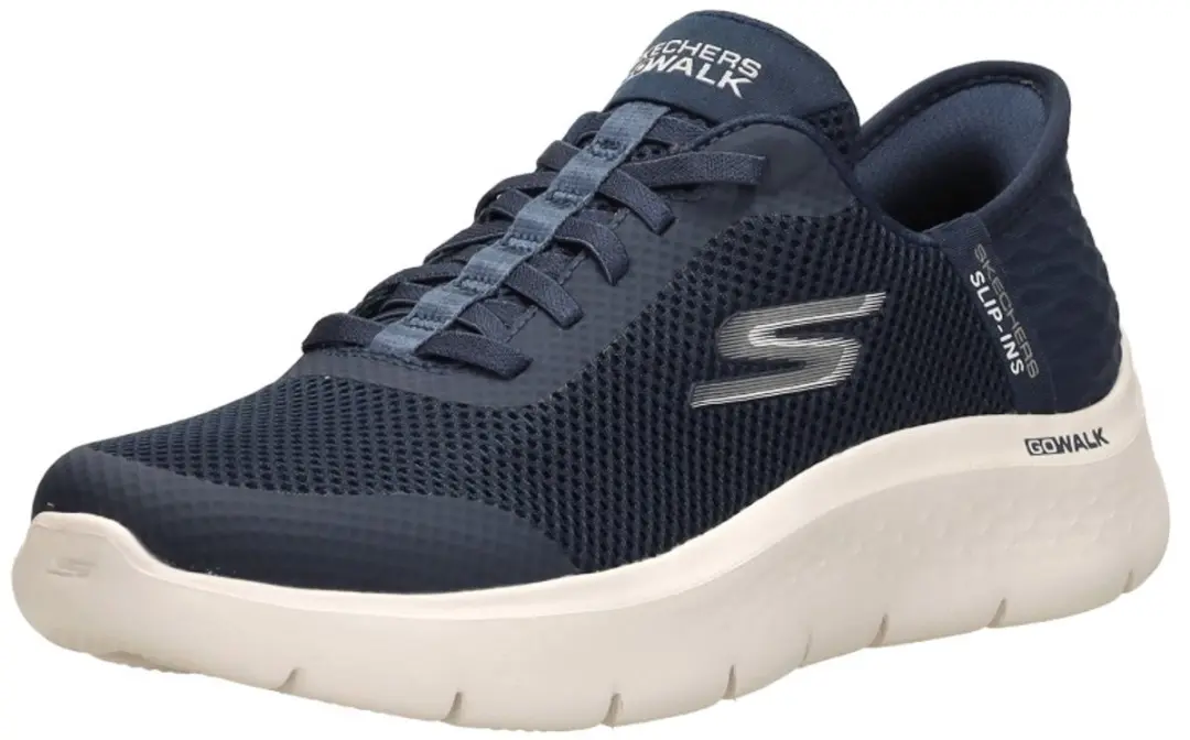 Skechers Slip-ins Go Walk Flex Sneakers - Dames - Blauw - afbeelding 5 van 6