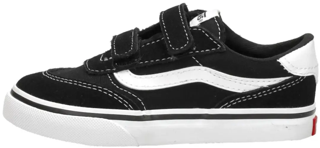Vans Brooklyn LS V Suede/Canvas Sneakers - Zwart/Wit - afbeelding 2 van 6