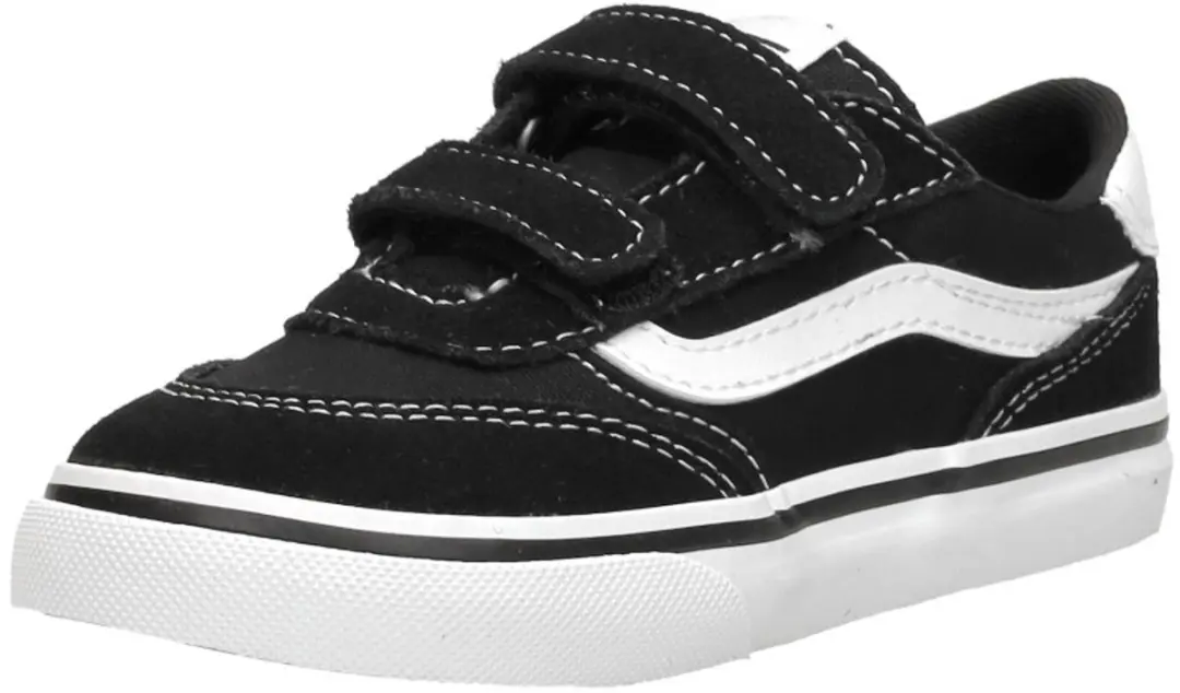 Vans Brooklyn LS V Suede/Canvas Sneakers - Zwart/Wit - afbeelding 5 van 6