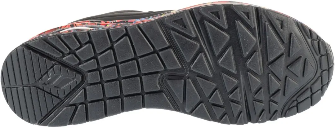 Skechers Uno Majestic Garden Sneakers 155583-BKMT - Zwart - afbeelding 4 van 5