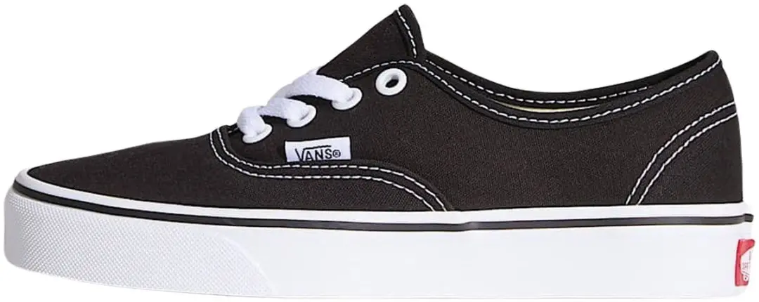 Vans Authentic Junior Sneakers 37 - Zwart/Wit - afbeelding 6 van 6