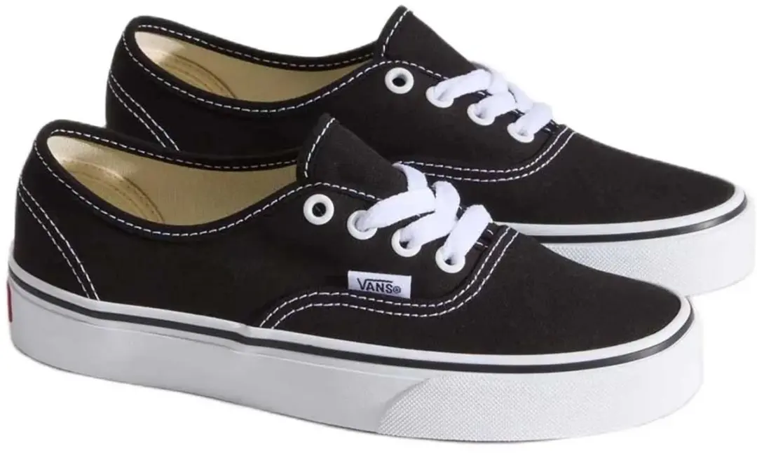 Vans Authentic Junior Sneakers 37 - Zwart/Wit