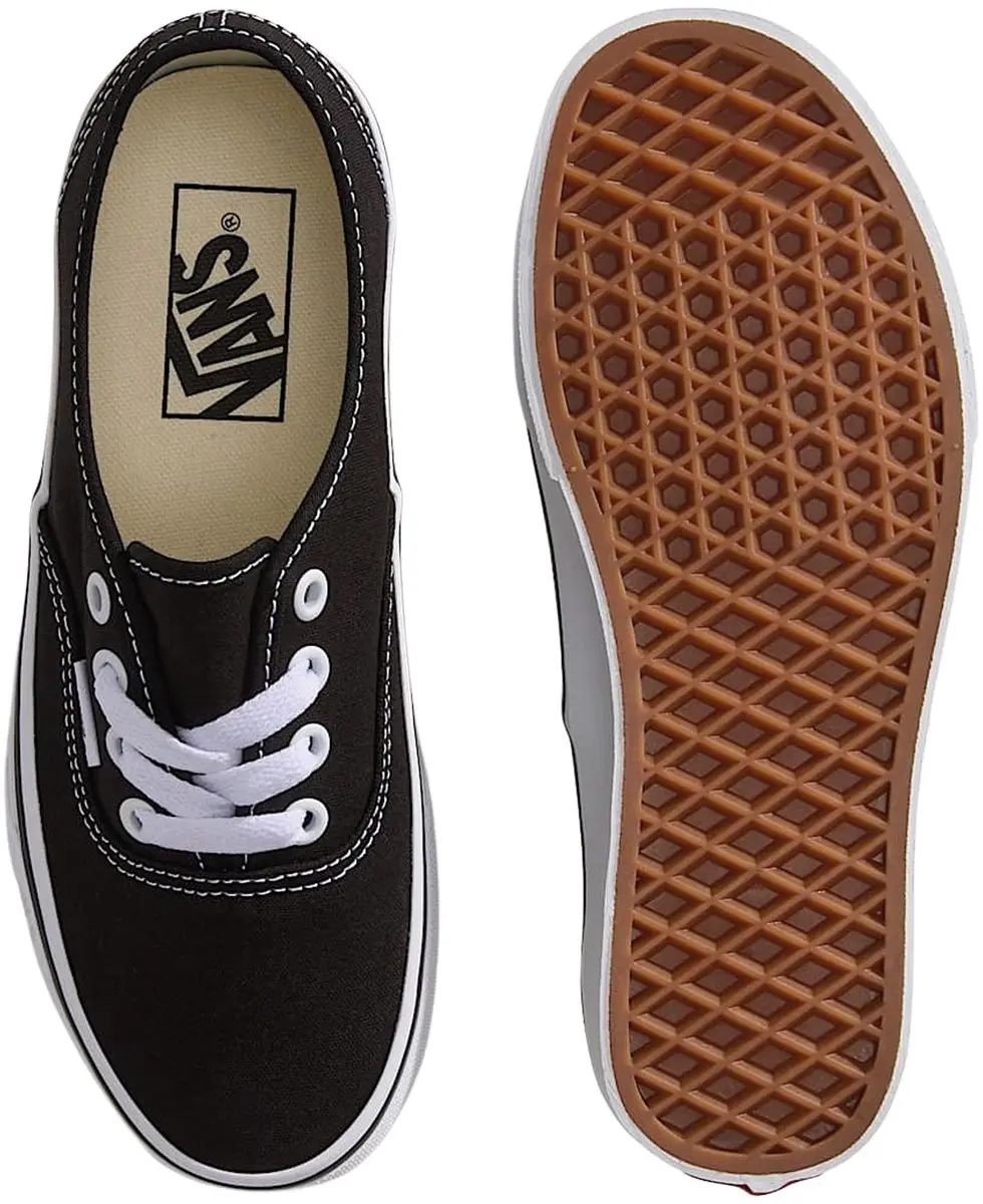 Vans Authentic Junior Sneakers 37 - Zwart/Wit