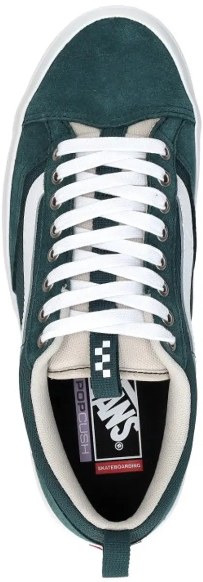 Vans Skate Old Skool 36 Sneakers - Donkergroen/Beige/Wit