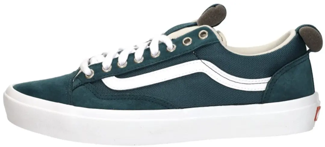 Vans Skate Old Skool 36 Sneakers - Donkergroen/Beige/Wit