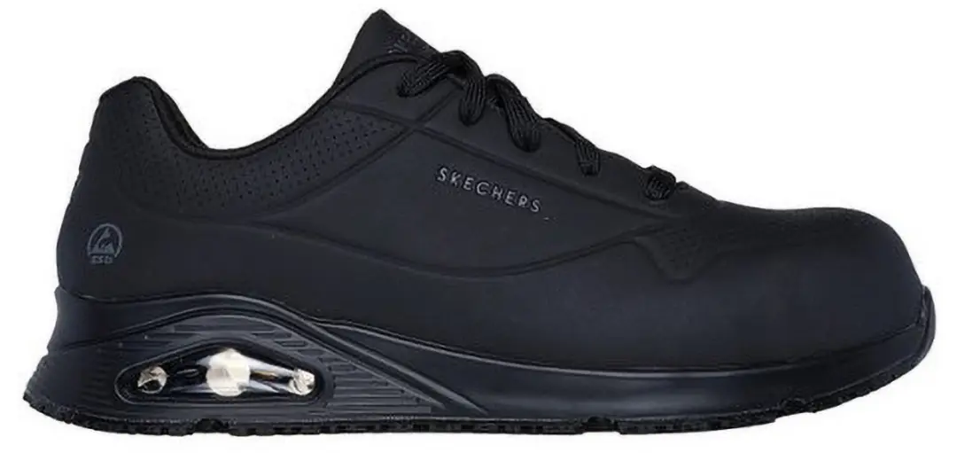 Skechers UNO SR DOLTIN Heren Veiligheidssneakers - Zwart - afbeelding 4 van 6