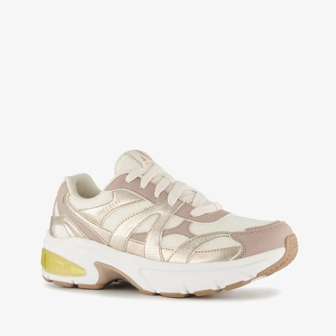 Skechers Shadow Stellar 90 dames sneakers wit roze