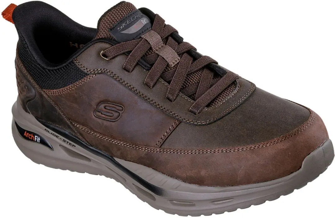 Skechers Arch Fit Moxley Heren Instappers - Donkerbruin