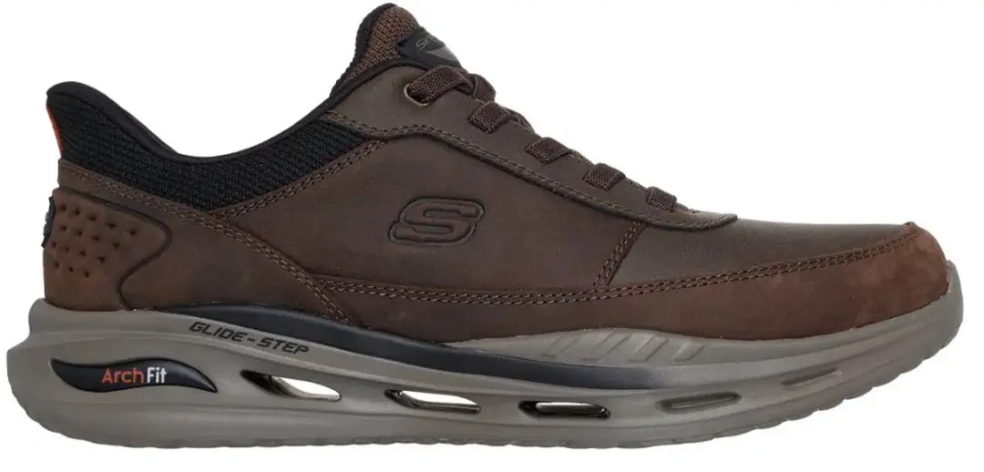 Skechers Arch Fit Moxley Heren Instappers - Donkerbruin