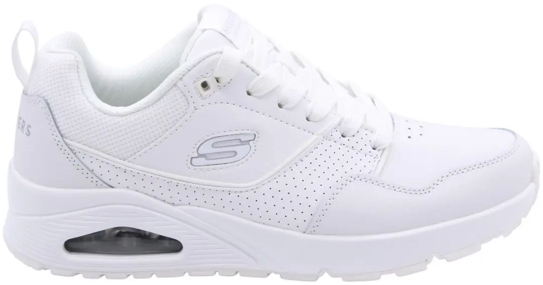 Skechers UNO RETRO ONE Heren Sneakers - Wit - afbeelding 4 van 6