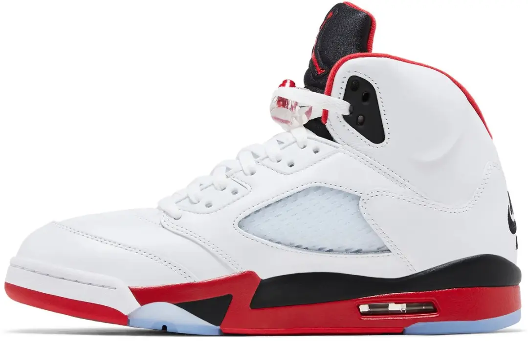 Jordan 5 Retro Fire Red Black Tongue - afbeelding 2 van 6