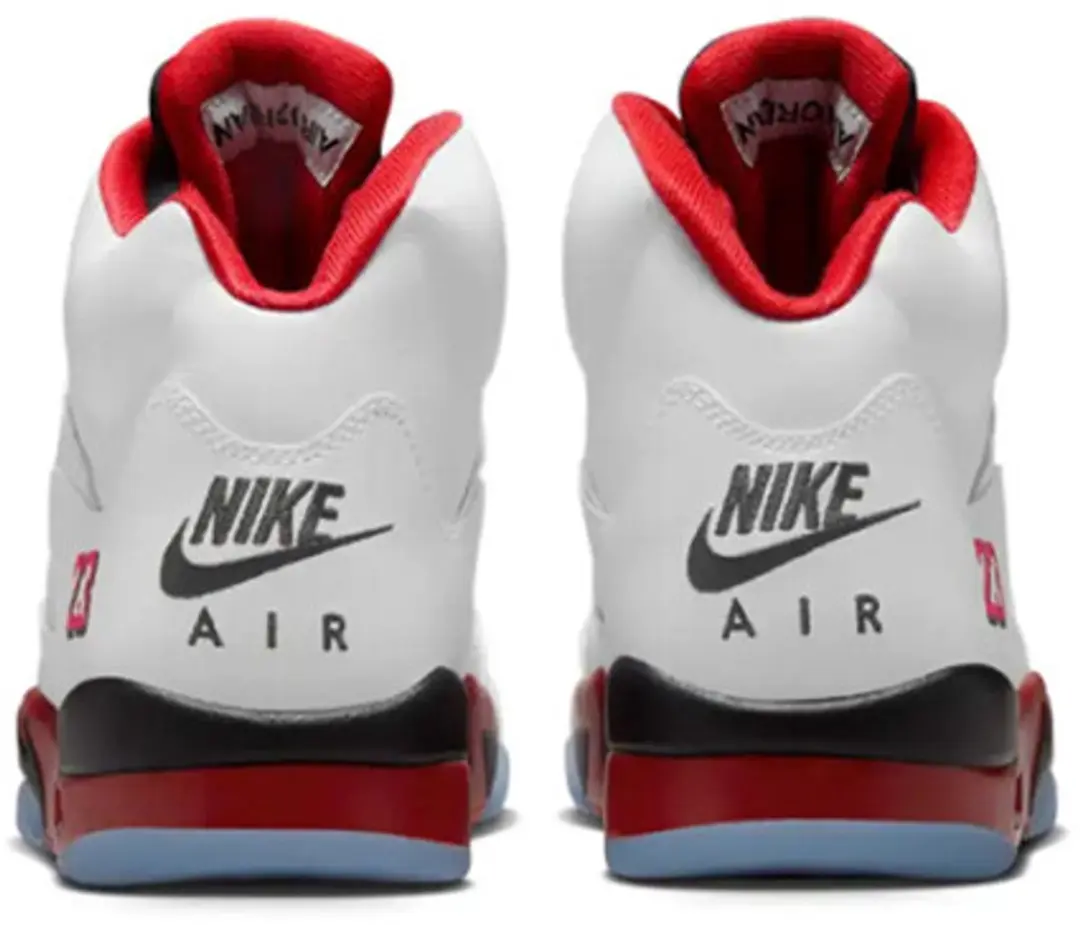 Jordan 5 Retro Fire Red Black Tongue - afbeelding 6 van 6