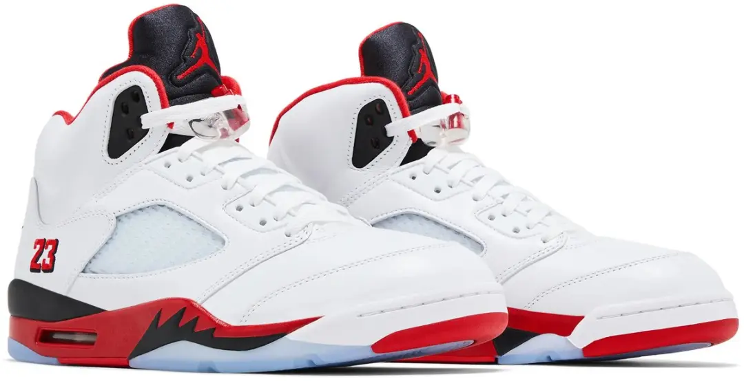 Jordan 5 Retro Fire Red Black Tongue - afbeelding 3 van 6