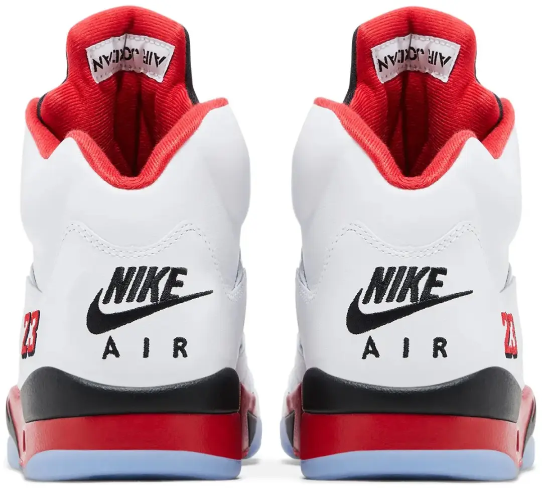 Jordan 5 Retro Fire Red Black Tongue - afbeelding 5 van 6