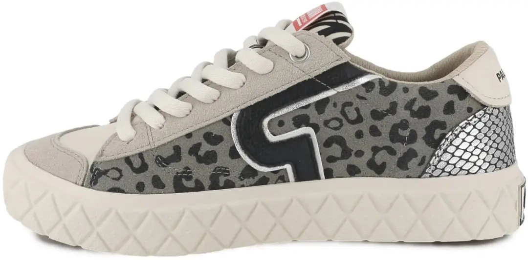 Palladium 94663 Damestrainers - Vetiver/Leopard