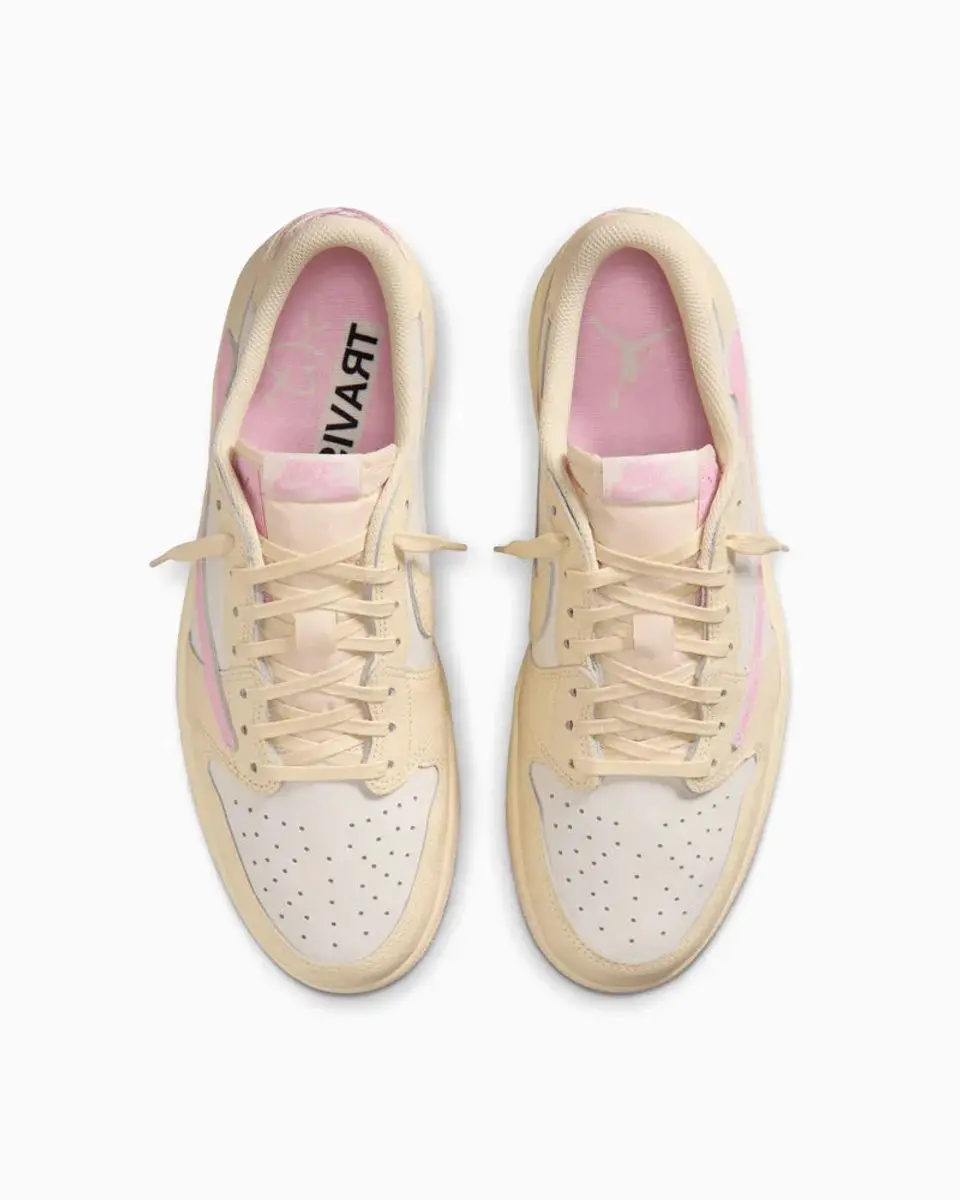 Jordan 1 Retro Low OG SP Travis Scott Shy Pink - afbeelding 3 van 6