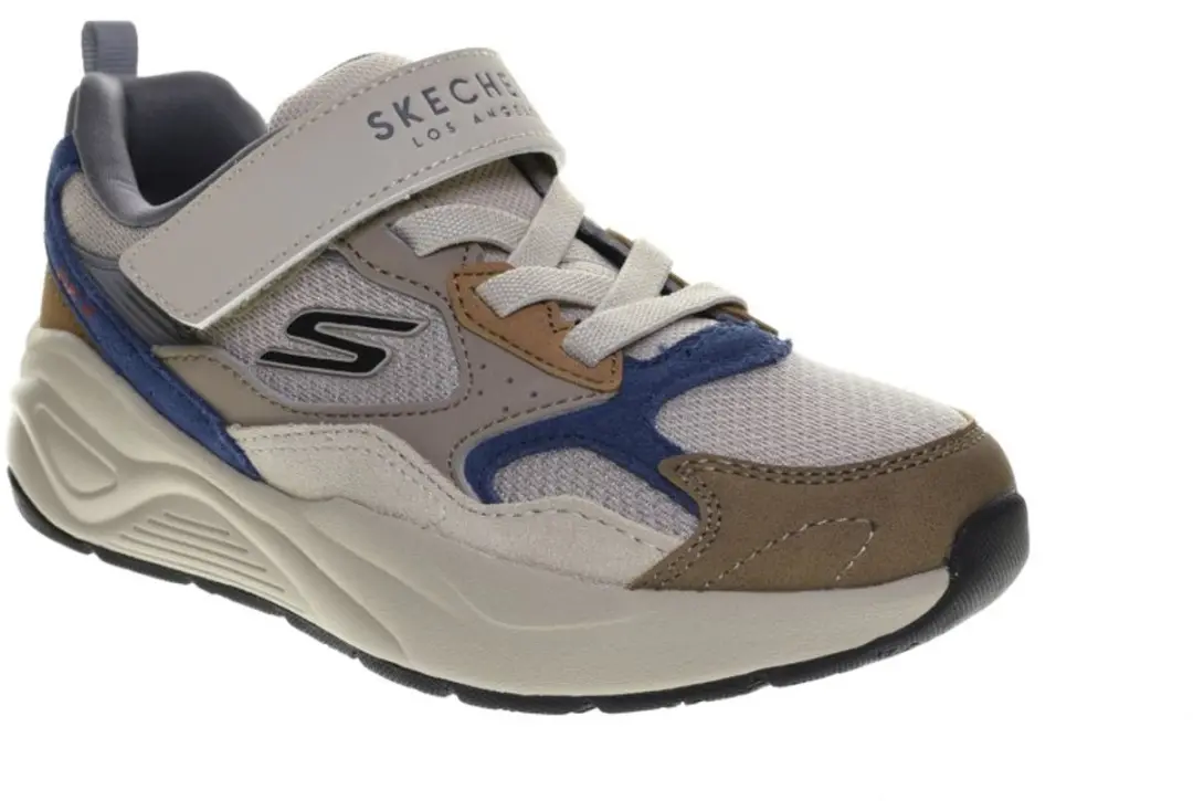 Skechers Nova Jogger Klittenband Laag Sneakers - Beige - afbeelding 4 van 6
