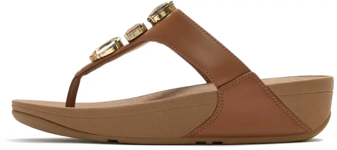 Tongs tussen de tenen vrouw FitFlop Lulu Ultra-Jewel