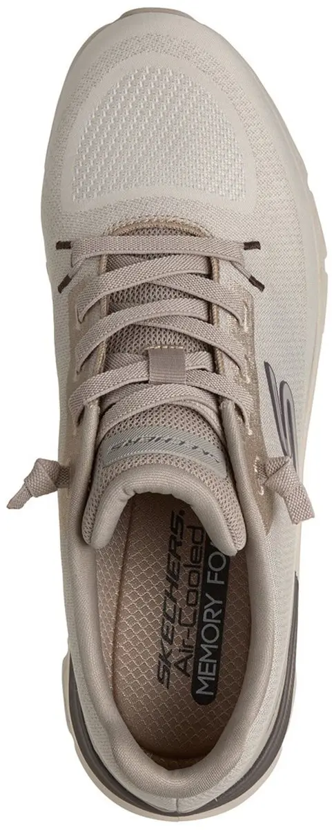 Skechers Glide Step Pro Waverra Slip Ins - Heren Sneakers 44 - Taupe - afbeelding 3 van 6