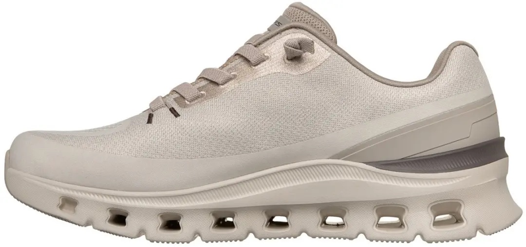 Skechers Glide Step Pro Waverra Slip Ins - Heren Sneakers 44 - Taupe - afbeelding 5 van 6